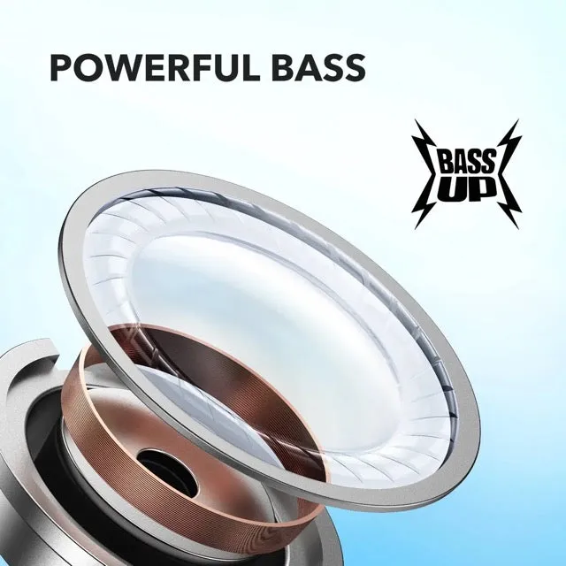 Anker Soundcore R50i True Wireless in-Ear Earbuds, TWS with 30H  Playtime, Clear Calls & High Bass, IPX5-Water Resistant, Soundcore Connect App with 22 Preset EQs, Quick Connectivity (Black)