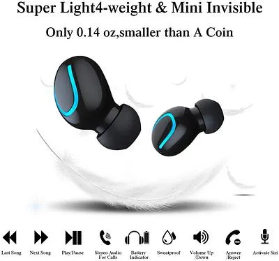 HBQ Q32 LED Stereo Mini Wireless Earbuds