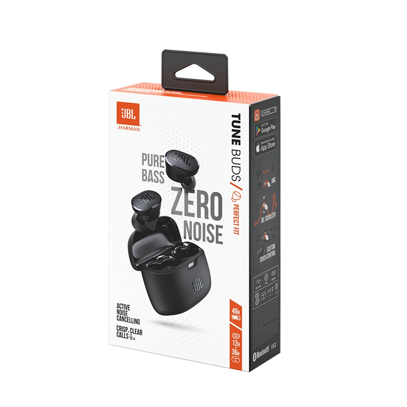 JBL Tune Buds True Wireless Noise Cancelling Earbuds - Black