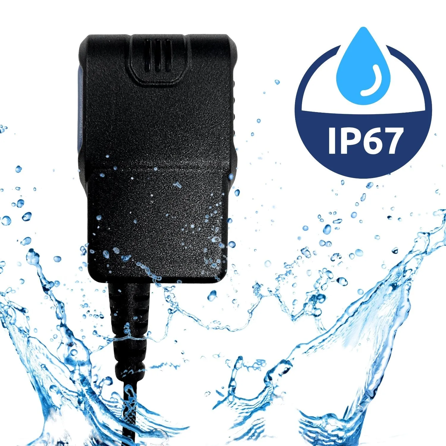 N-Ear CHOICE PTT Mic, IP67, Wireless Capable, Motorola APX