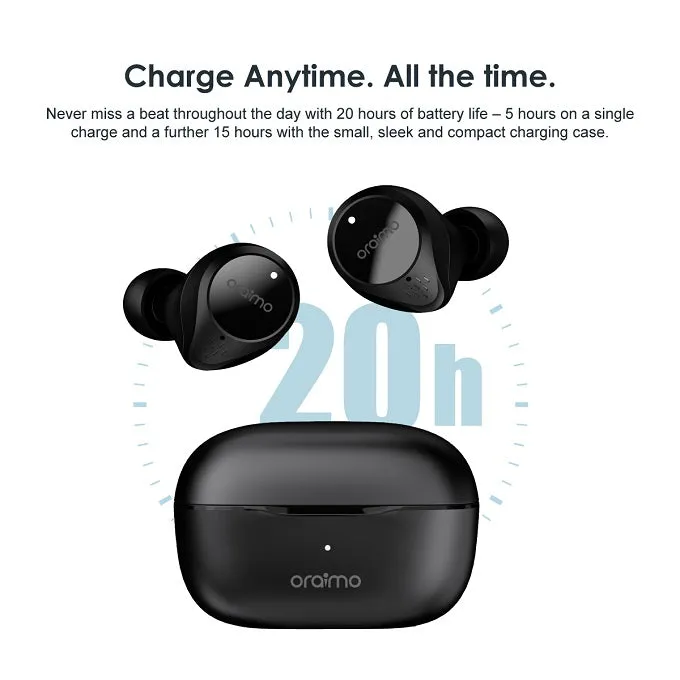 oraimo AirBuds 2S Super Bass TWS True Wireless Stereo Earbuds - Online Exclusive