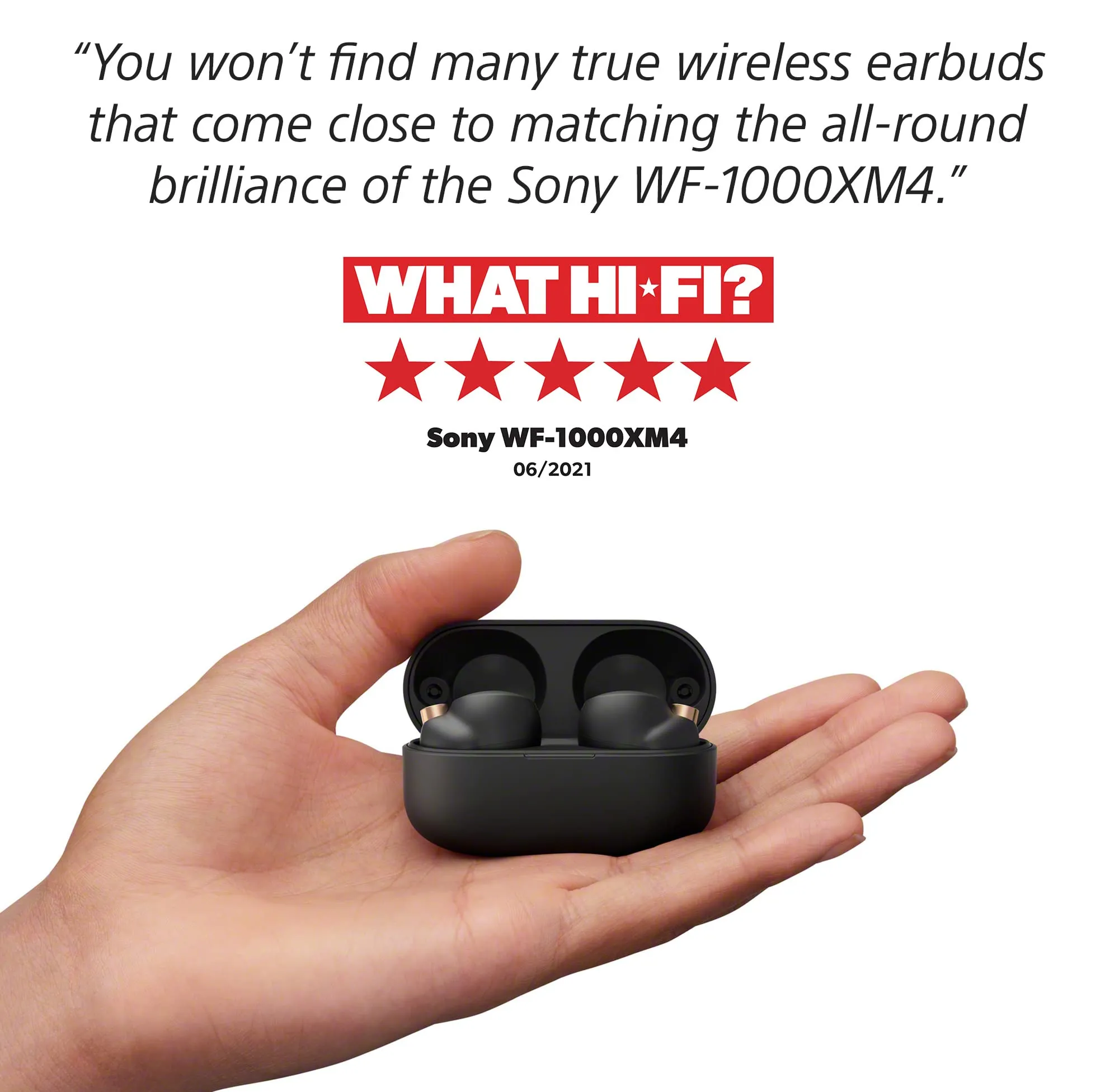 Sony WF-1000XM4
Noise Cancelling True Wireless Earbuds